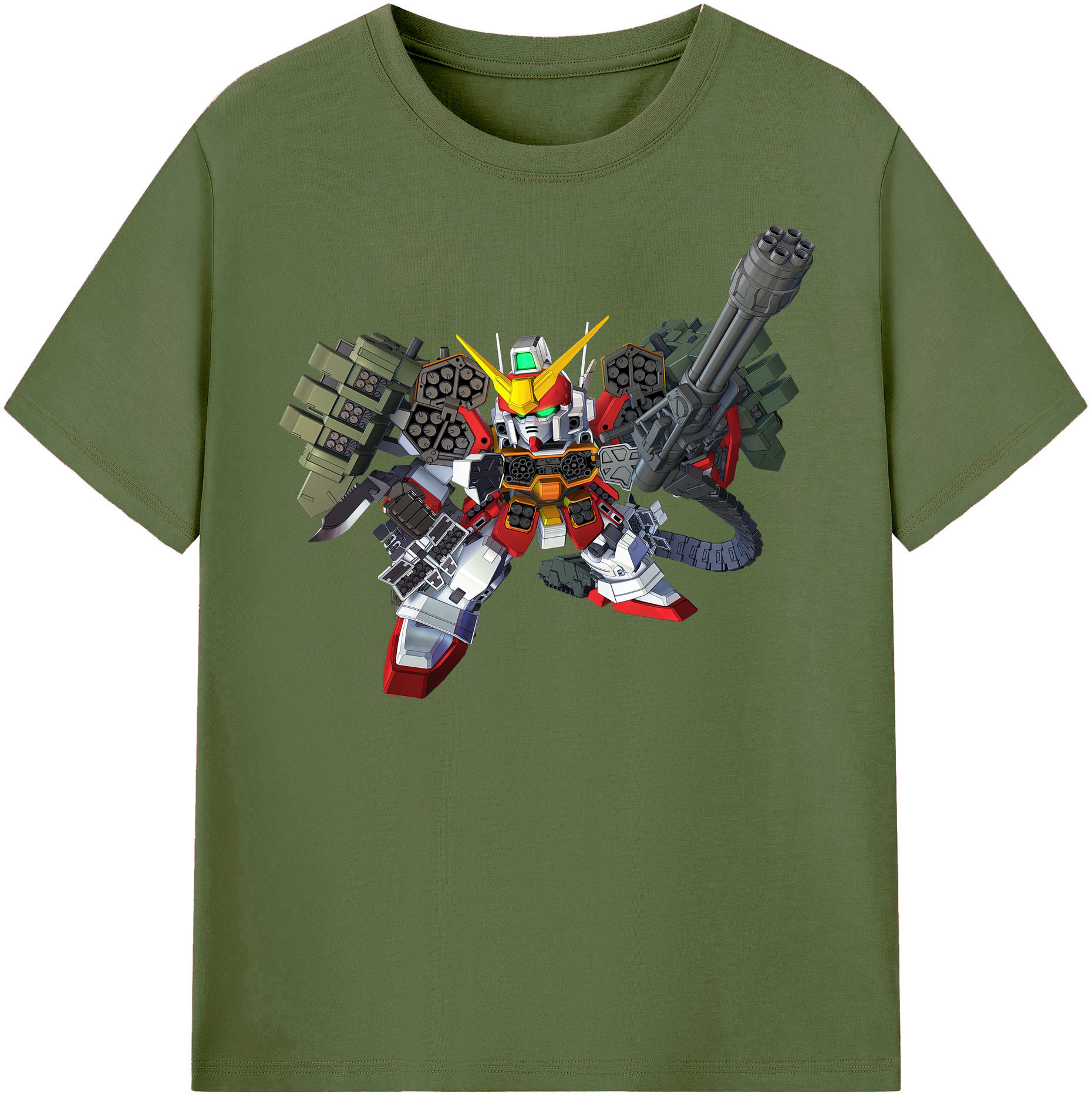 （画像用） 機動戦士ガンダム Mobile Suit Gundam 綿100％半袖Tシャツ（フロントプリント）